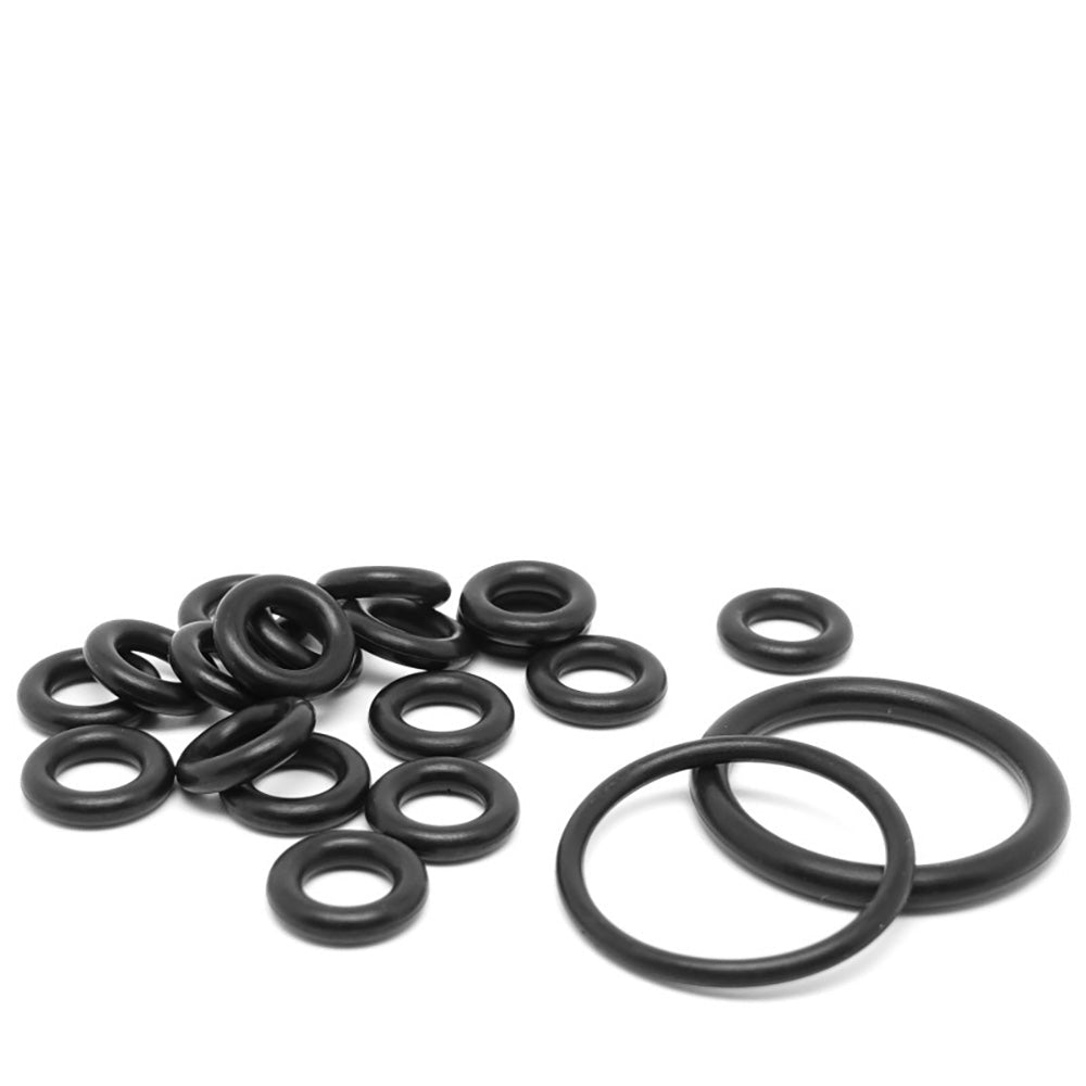 7mm Cross Section O-Rings NBR Nitrile Rubber 30mm - 407mm OD Oil Resistant Seals