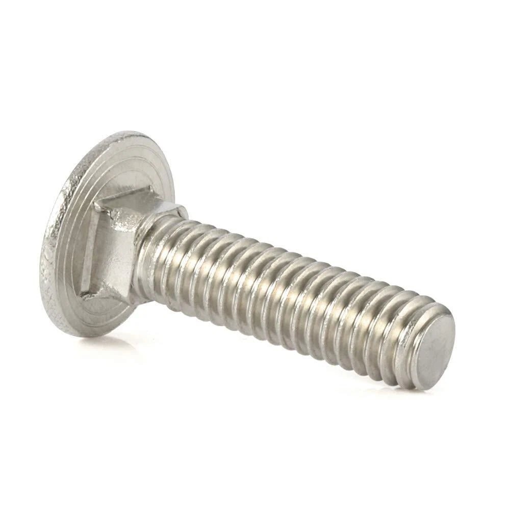 M8 M10 M12 Carriage Bolts, 304 Stainless Steel Round Head Square Neck Screws - HomeDIYer
