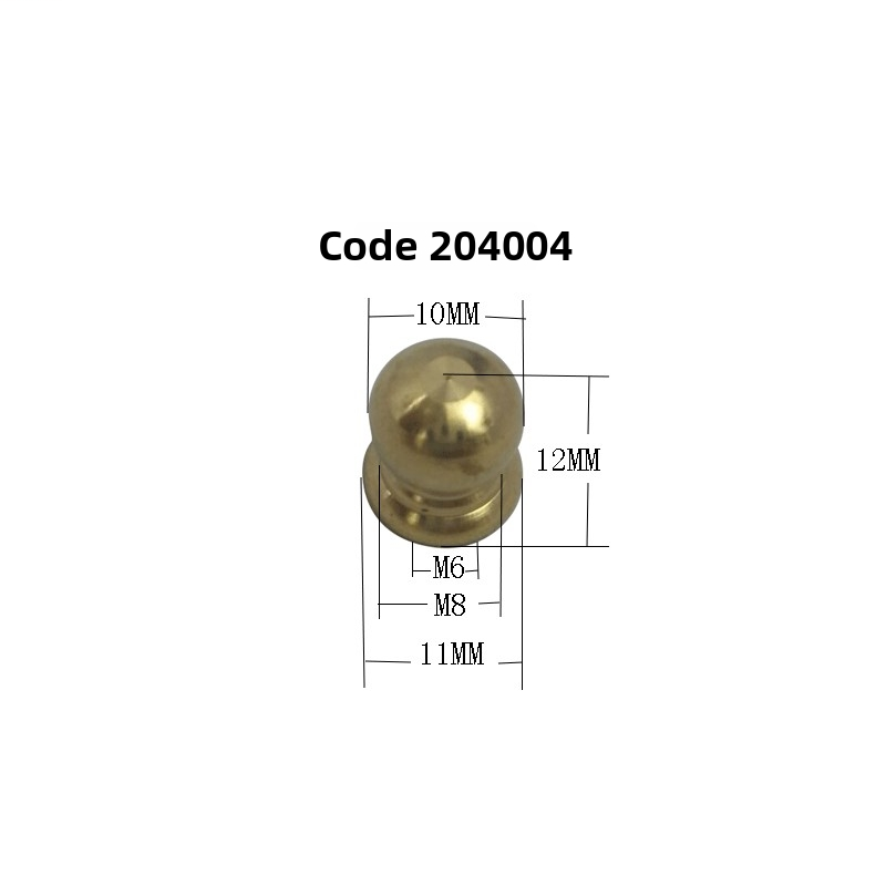 Premium Copper Round Head Cap Nuts & Hanger Nuts – M4 to M10 Decorative Hardware for Lamps & Furniture