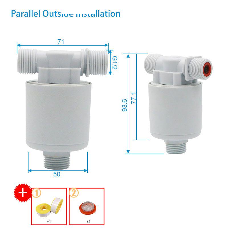 Nylon Plastic Automatic Water Level Control Valve - HomeDIYer