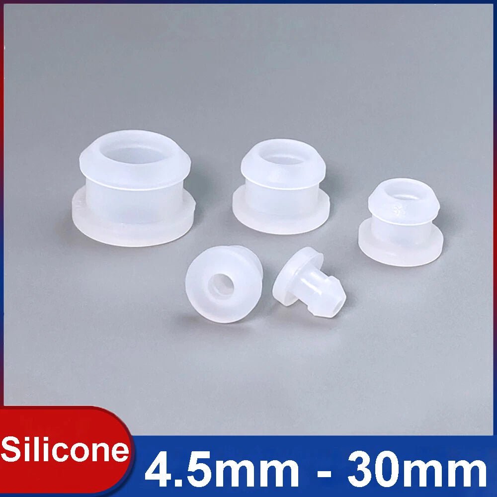 Snap Rubber Grommet Plug Seal Anti - Scratch for Electrical Box Cable Pipe Clear - HomeDIYer