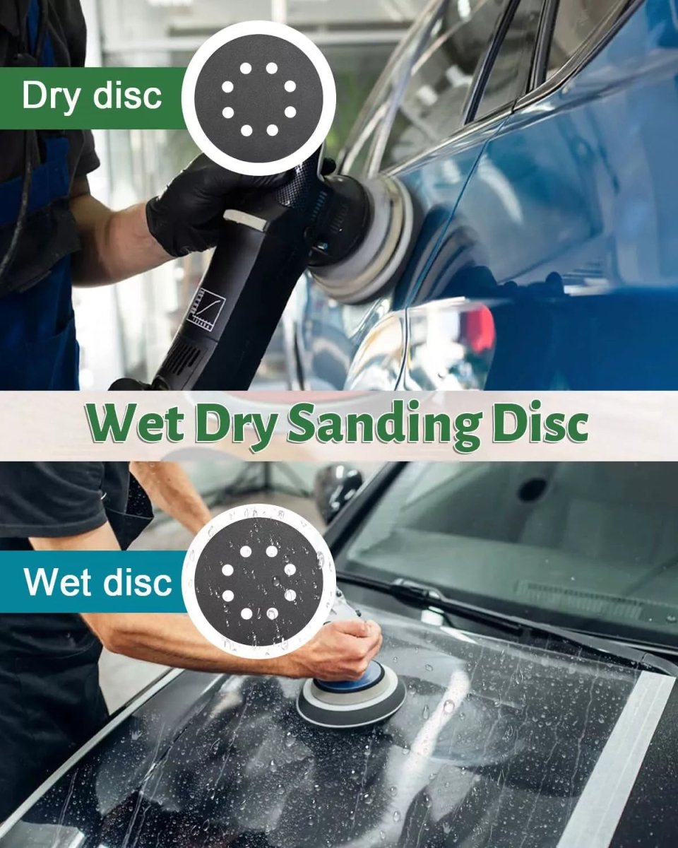 5 Inch 400 - 2000 Grit Sanding Discs Hook Loop Orbital Sander Paper,Interface Pad - HomeDIYer