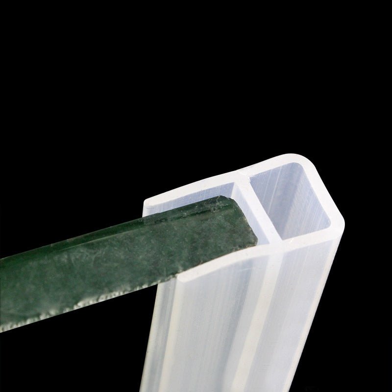 Frameless Glass Seal 10/12u Seal Silicone Rubber Glass Door 6/8U - HomeDIYer
