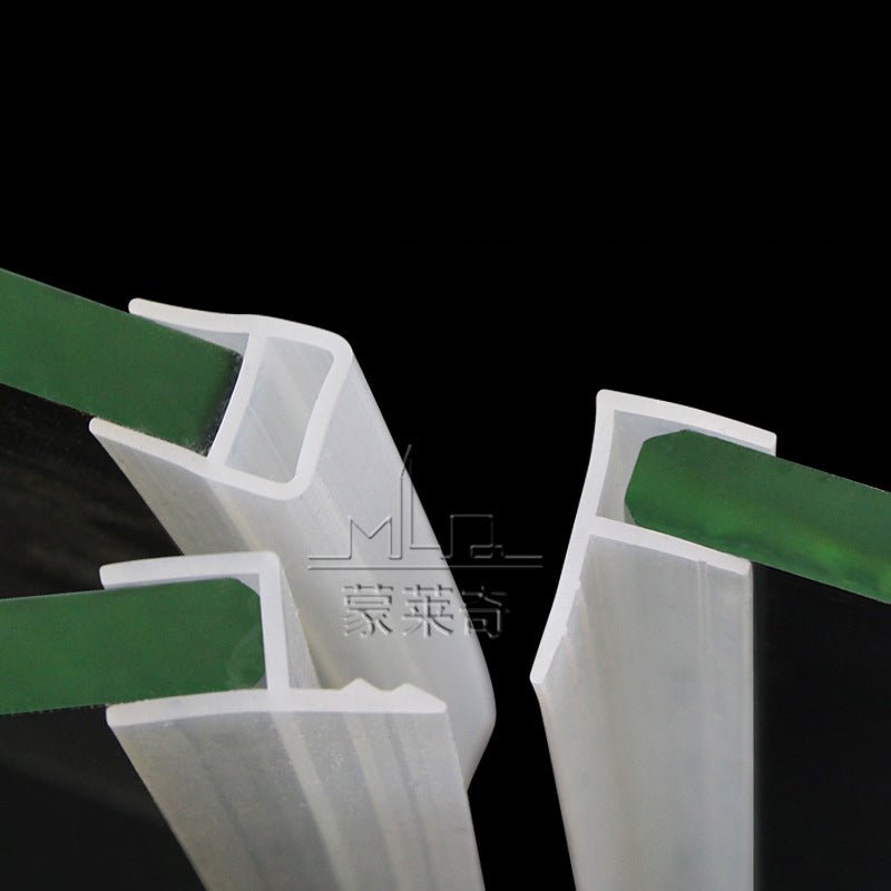 6 - 8F type frameless glass sealing strip left and right paned glass balcony window sound insulation waterproof dustproof strip - HomeDIYer