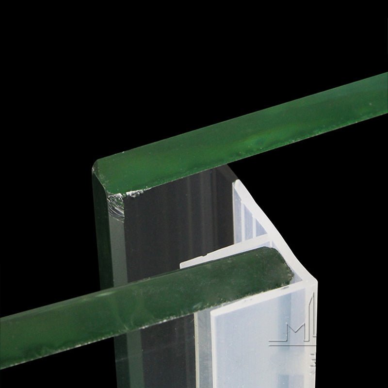 10 - 12F frameless glass sealing strip frameless balcony window waterproof strip bathroom sliding door waterproof strip - HomeDIYer