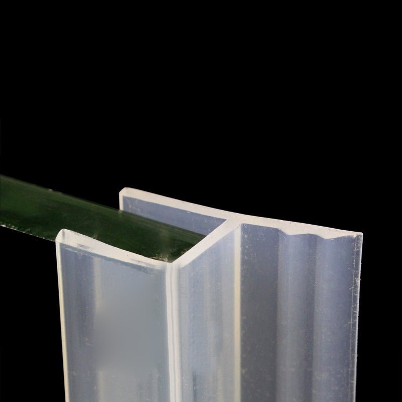 6 - 8h frameless glass sealing strip frameless balcony window bathroom door waterproof strip folding window dustproof - HomeDIYer