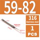 304/316 Stainless Steel Band Clamp 21 - 127mm for Magnetic Level Indicator & Pipes - HomeDIYer