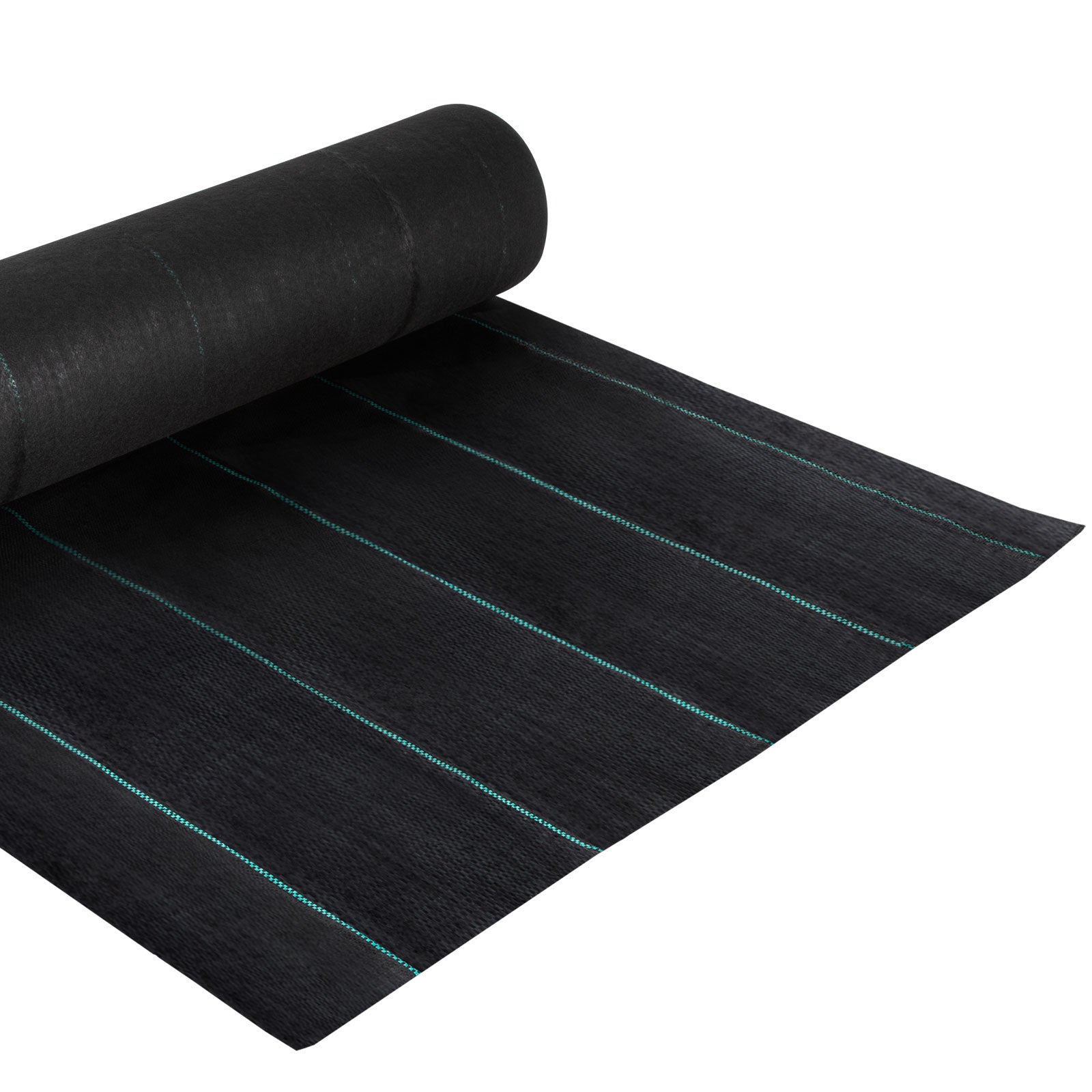 4ft x 100ft Heavy‑Duty 5.8oz Woven Weed Barrier Landscape Fabric — Professional Geotextile Ground Cover Black