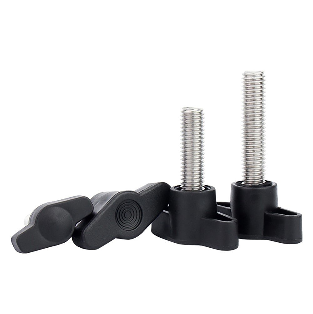 M4 M5 M6 M8 Wing Knob T - Handle Thumb Screw Bolts – Plastic Clamping Knob with Male Thread - HomeDIYer