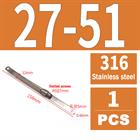 304/316 Stainless Steel Band Clamp 21 - 127mm for Magnetic Level Indicator & Pipes - HomeDIYer
