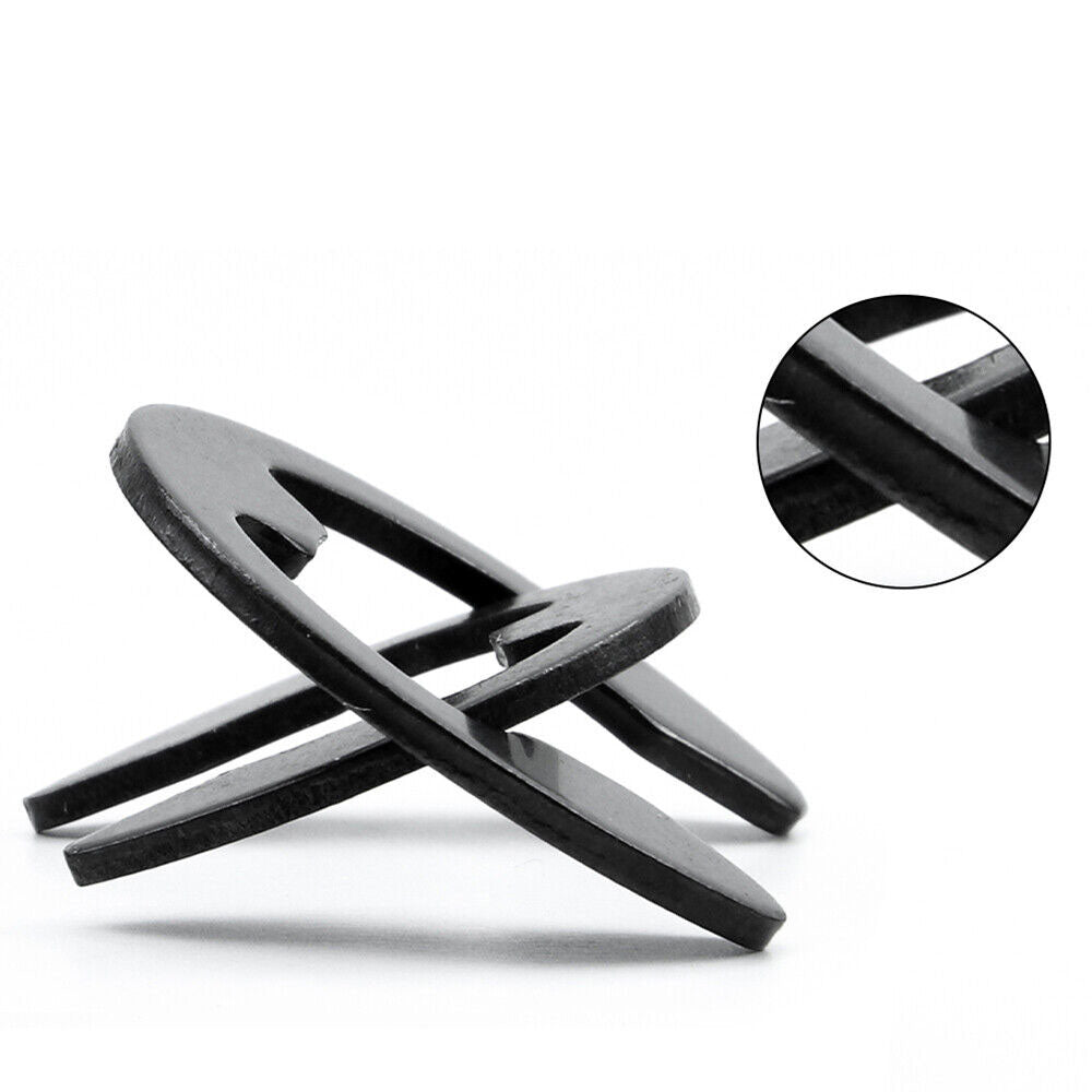 328x E - Clip Circlip Kit 1.5mm - 22mm Circlips Lock Washers Black - HomeDIYer