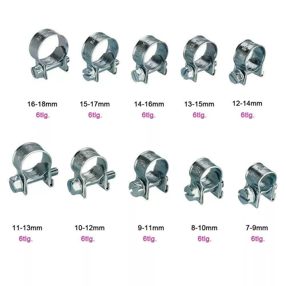 60 pcs hose clamps mini clamps hose clamps hose clamps galvanized - HomeDIYer