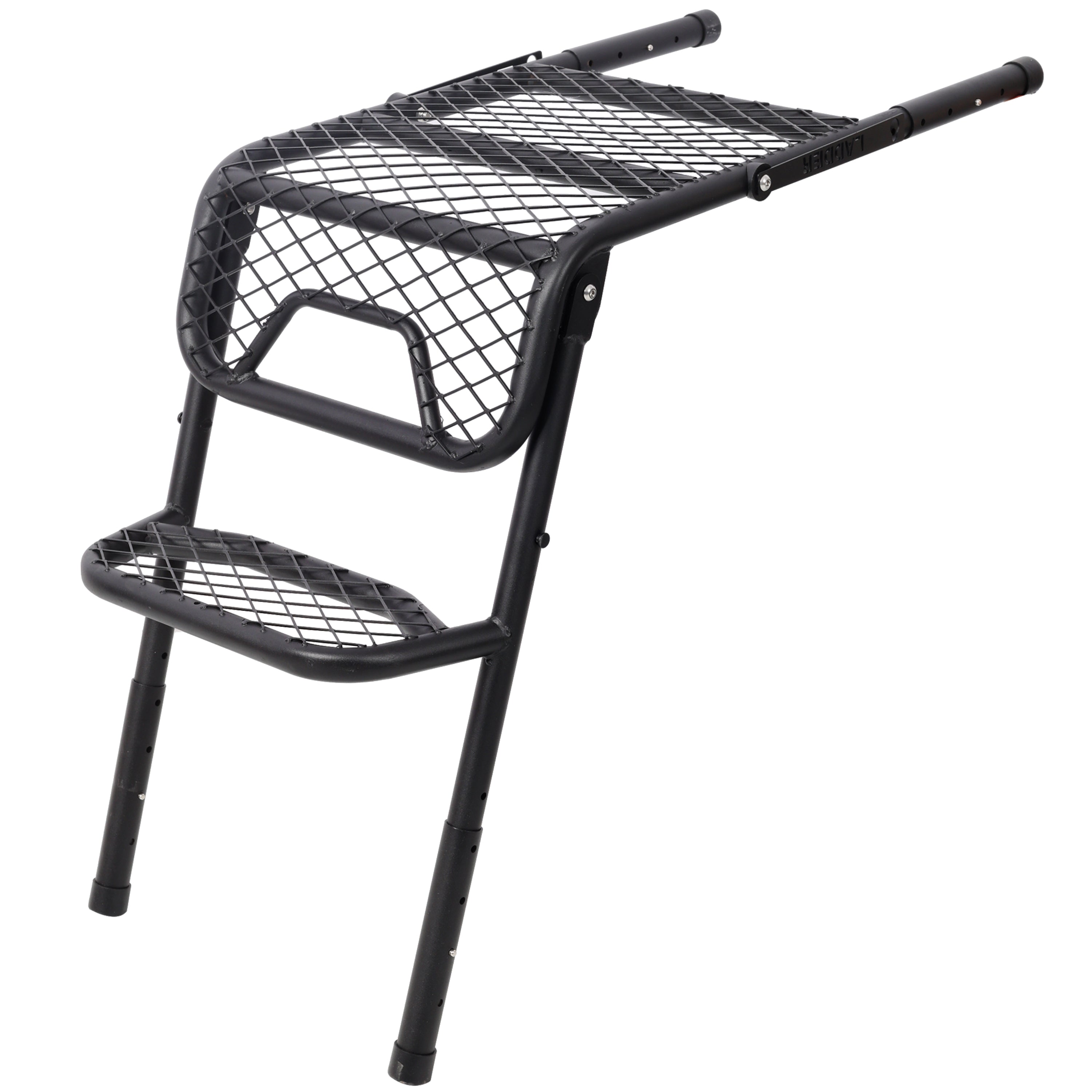 Foldable SUV Tire Step — 330 lb Capacity, Adjustable Vehicle Access for Truck, RV & Off‑Road, Black