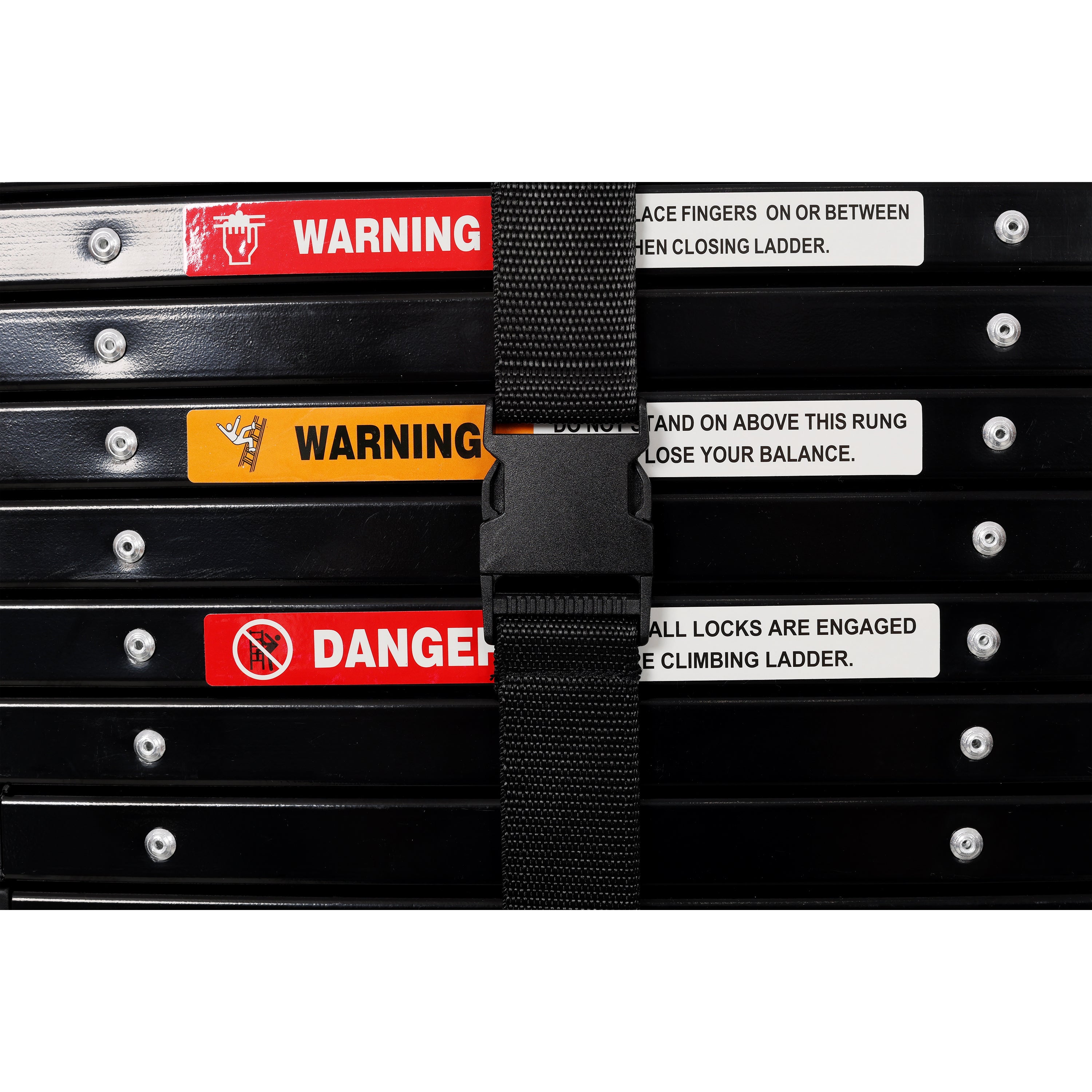 12.5FT Telescopic Ladder – Heavy Duty Aluminum Extension Ladder with Slow-Down Safety & Non-Slip Feet