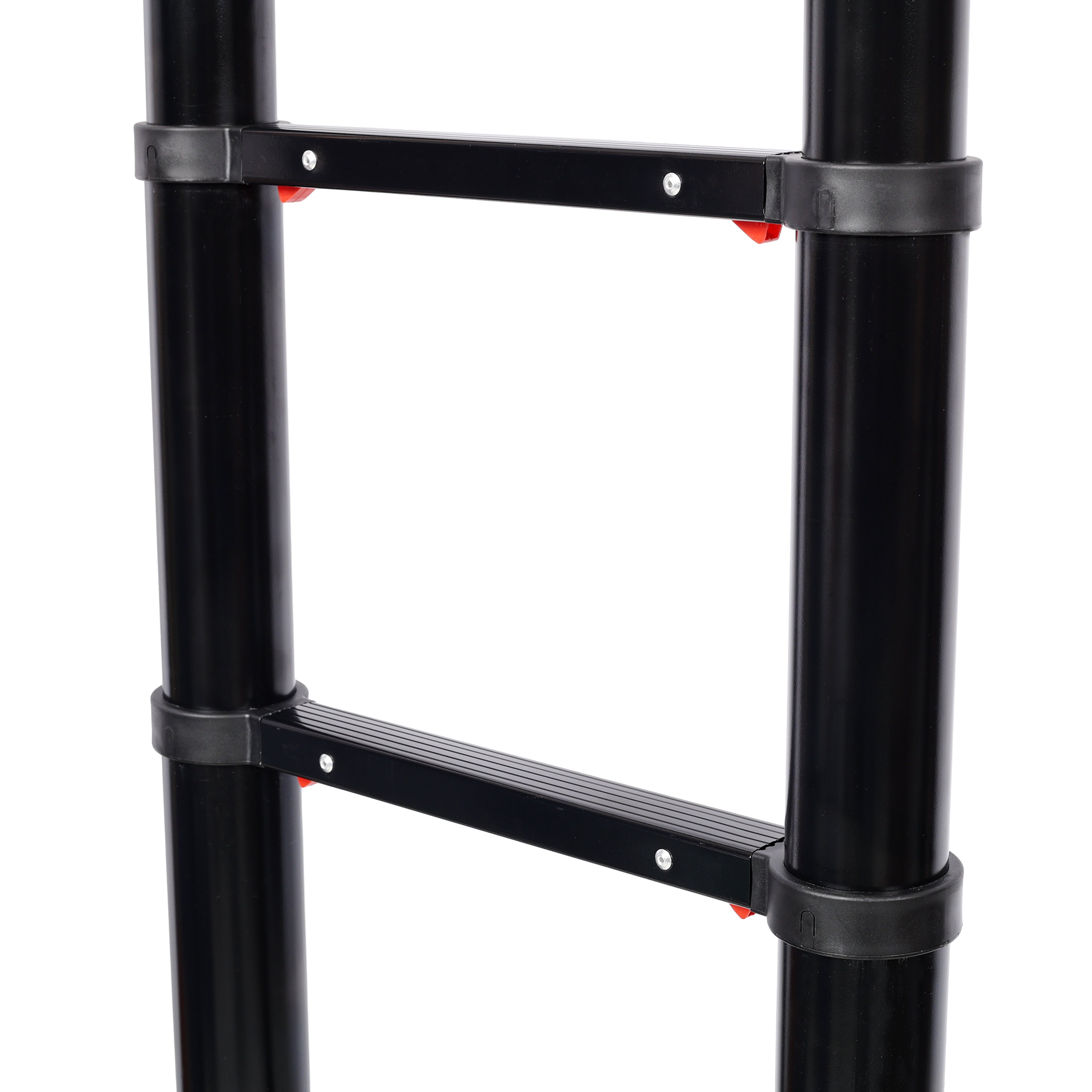 12.5FT Telescopic Ladder – Heavy Duty Aluminum Extension Ladder with Slow-Down Safety & Non-Slip Feet
