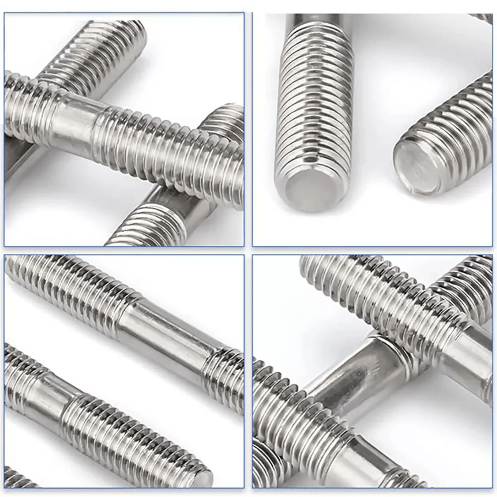316 Stainless Steel Double end Screws Hanger Bolt M6 M8 M10 M12 M14 M16 - HomeDIYer