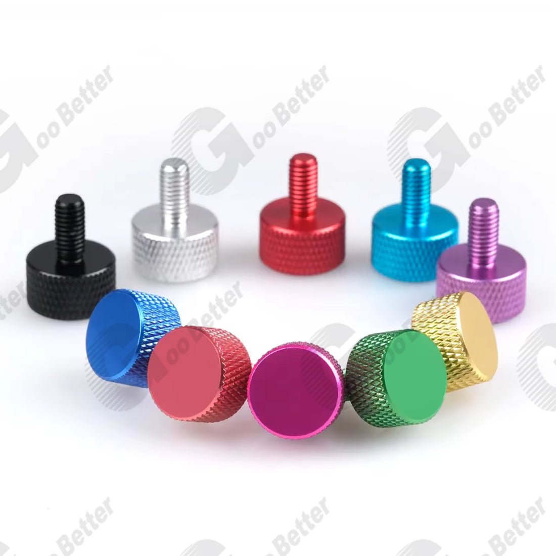 Knurled Thumb Screws M5 M6 Aluminum Alloy DIY Hand Tighten Grip Knob Bolts - HomeDIYer