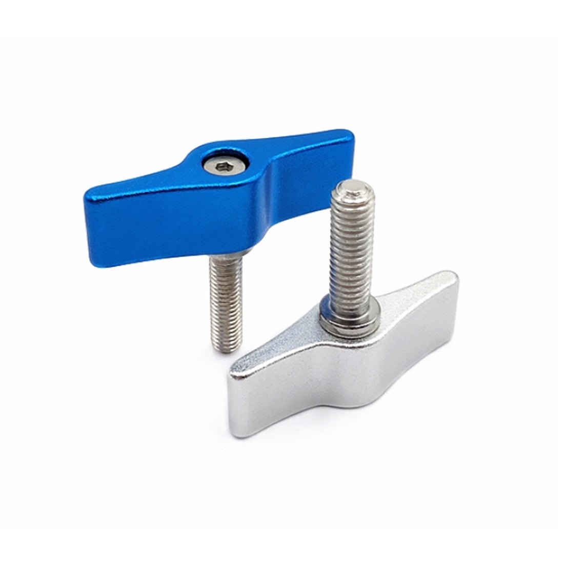 1/4 M4 M5 M6 Clamping Thumb Screw Tee Wing Knob Head Hand Grip Bolt Aluminum - HomeDIYer