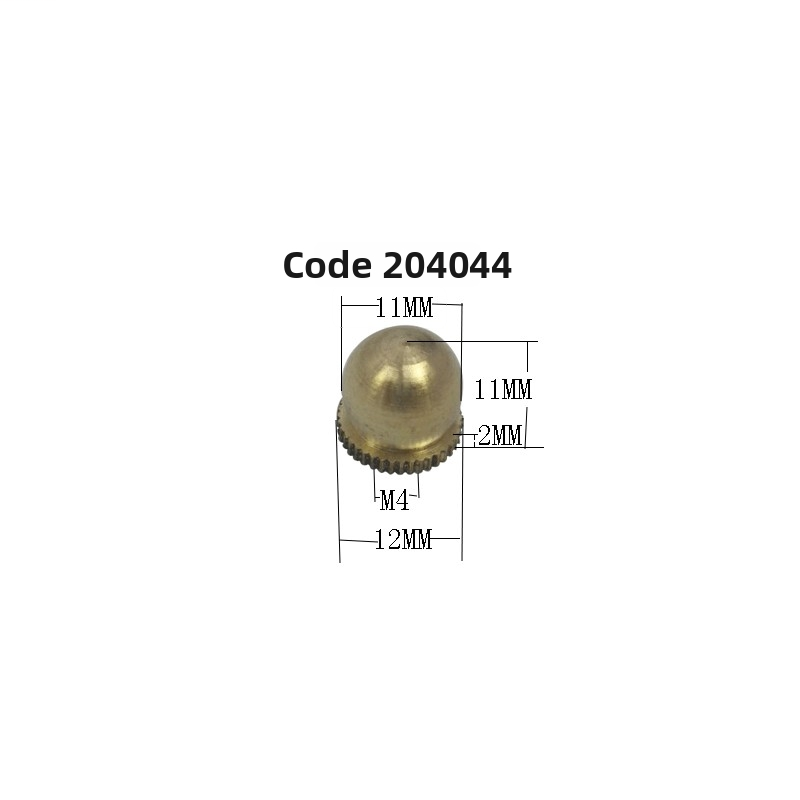 Premium Copper Round Head Cap Nuts & Hanger Nuts – M4 to M10 Decorative Hardware for Lamps & Furniture