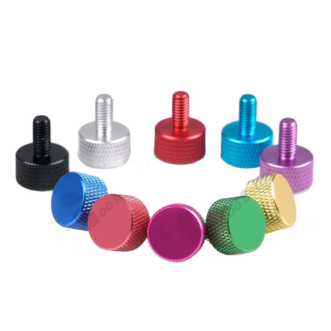 Knurled Thumb Screws M3 M4 Aluminum Alloy DIY Hand Tighten Grip Knob Bolts - HomeDIYer
