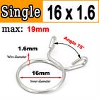 New Single Wire Fuel Hose Spring Clips Silicone Pipe Clamps Air Band Vacuum Tube - HomeDIYer