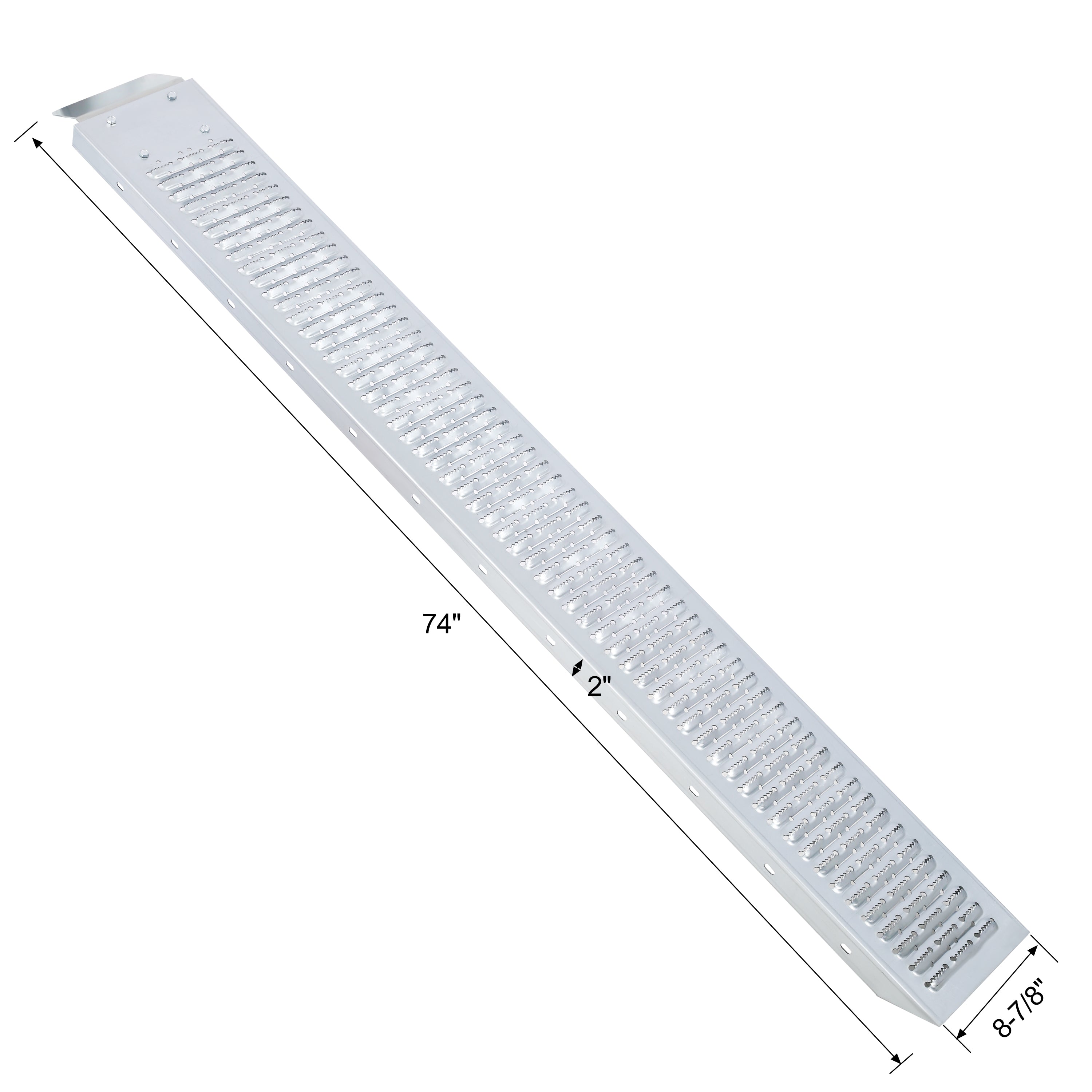 74" L Loading Ramps, 960lbs Capacity Loading Ramps for Pickup Trucks, Steel Motorcycle Ramp, Dirt Bike Ramp for Truck, Lawn Mower, Snowblower, ATV, Quad, Pack of 2