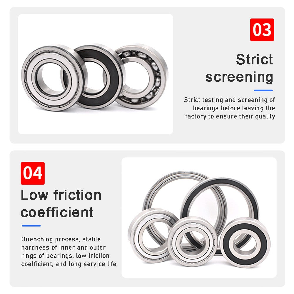 RZ or ZZ Bearings Precision High Speed Bearings Deep Groove Ball Bearing, Sealed
