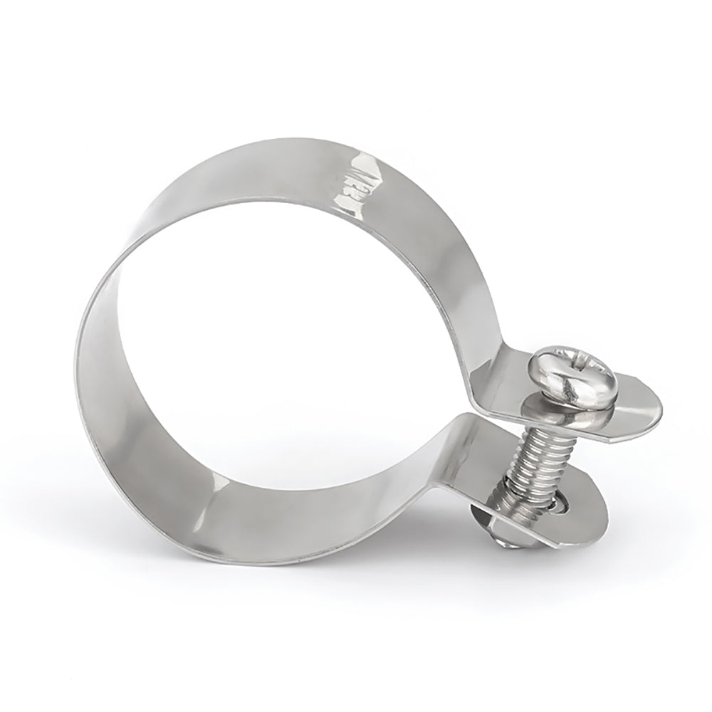 304 stainless steel pipe clamps and U-bolt hose clamps are designed to tighten with screws. | HomeDIYer