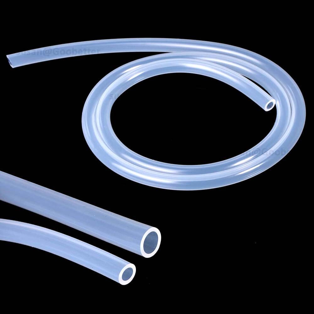 Clear Silicone Tubing — Food Grade Flexible Rubber Hose for Beer, Water & Medical Use | 0.3–50mm ID