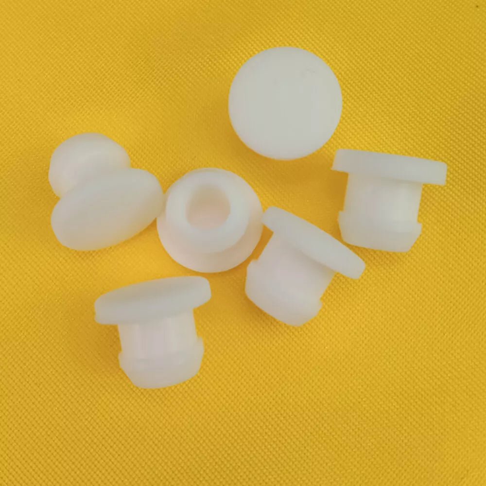 Transparent Snap - On Hole Plug Silicone Rubber Blanking Seal Bung Pipe 2.5mm - 30mm - HomeDIYer