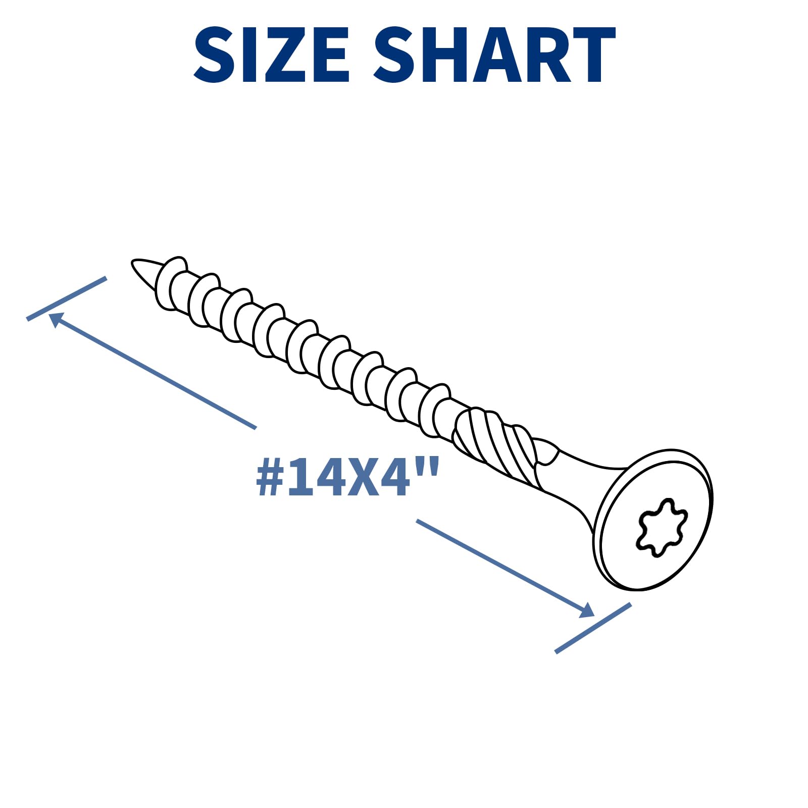 Lag Screws 5 Inch, 25PCS Heavy Duty Construction Screw, Structural Wood Screw #14 x 5, Rust Resistant, Washer Head, Black Coated Exterior Wood/Lag Screws Hex Socket Included