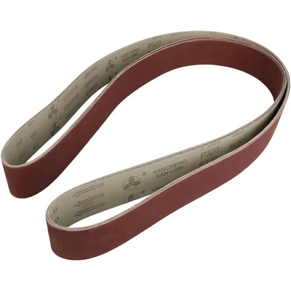 50x2100mm Sanding Belts 150/180/240/320 Grit Belt Sander Sandpaper For Belt Sander Polishing Machine Abrasive Tools - HomeDIYer