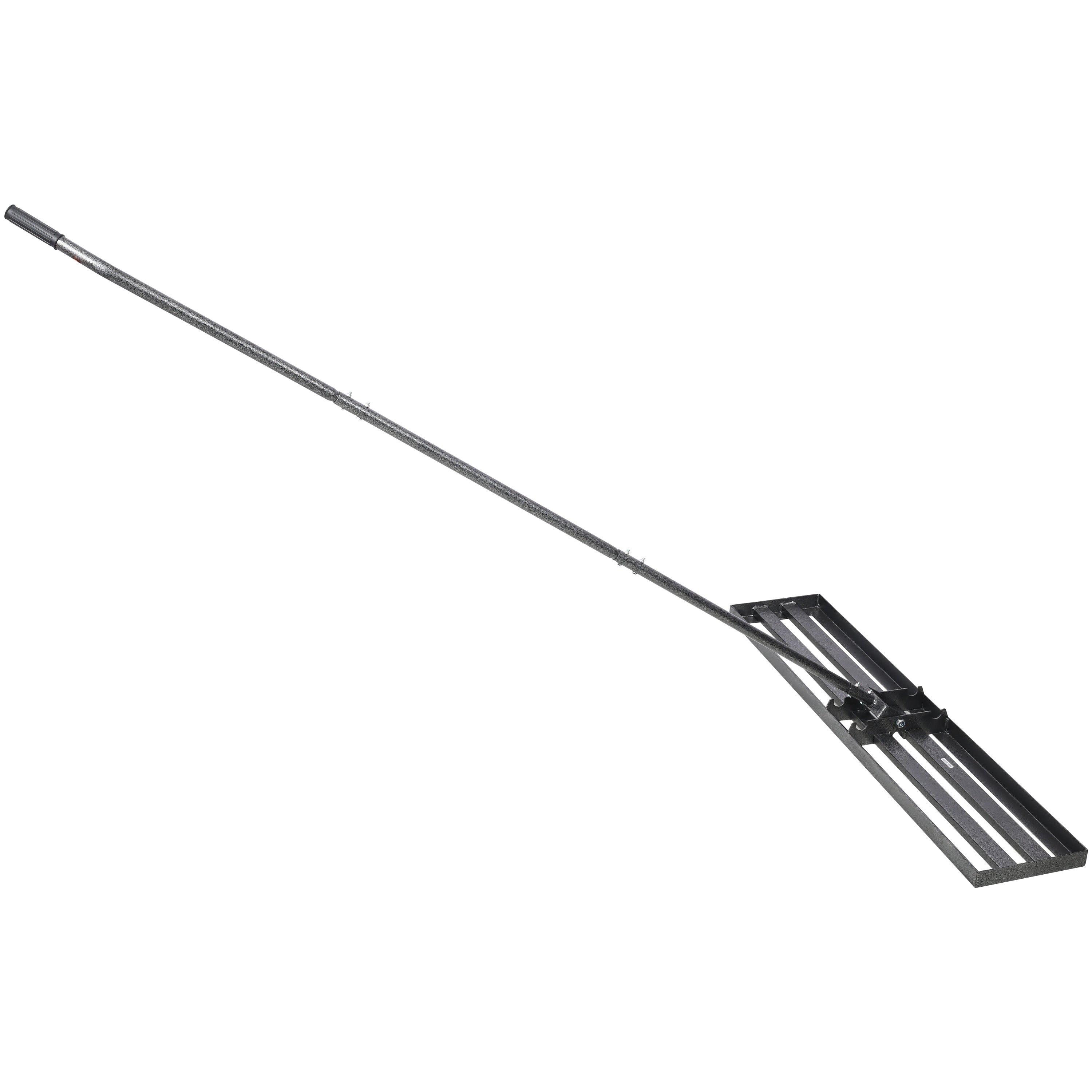 Lawn Leveling Rake, 48"x10" lawn Leveling Tool, Heavy Duty Effort Saving Lawn Level Tool, 7FT Steel Handle Lawn Leveler for Yard Garden Golf Course, Ease Level Soil Sand Dirt Surfaces and Fertilizer