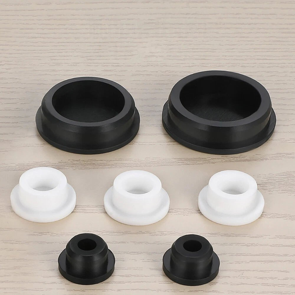 Black Silicone Rubber Blanking End Caps Tube Pipe Inserts Plug Bung 6.8 - 201.5mm - HomeDIYer