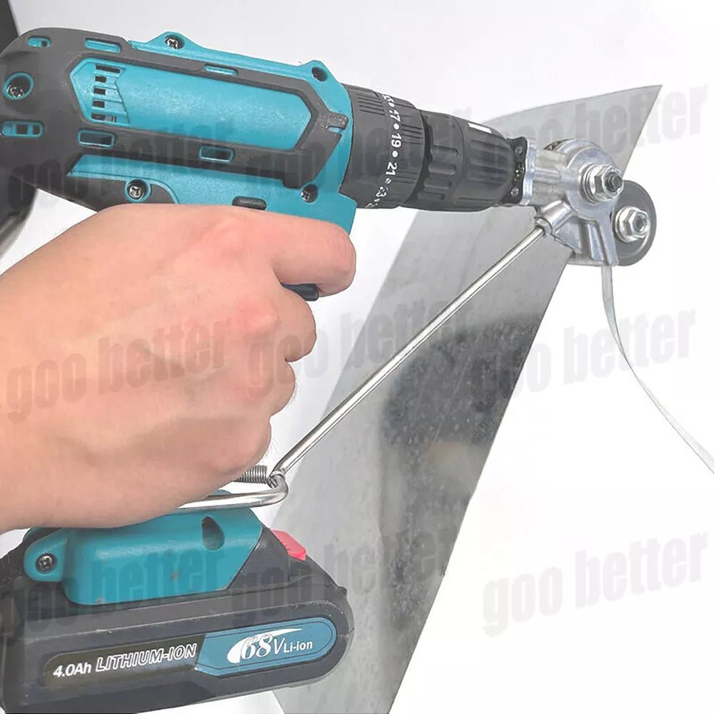 Electric Drill Attachment Nibblers for Cutting Sheet Metal Cutter Saw Tool Kit - HomeDIYer