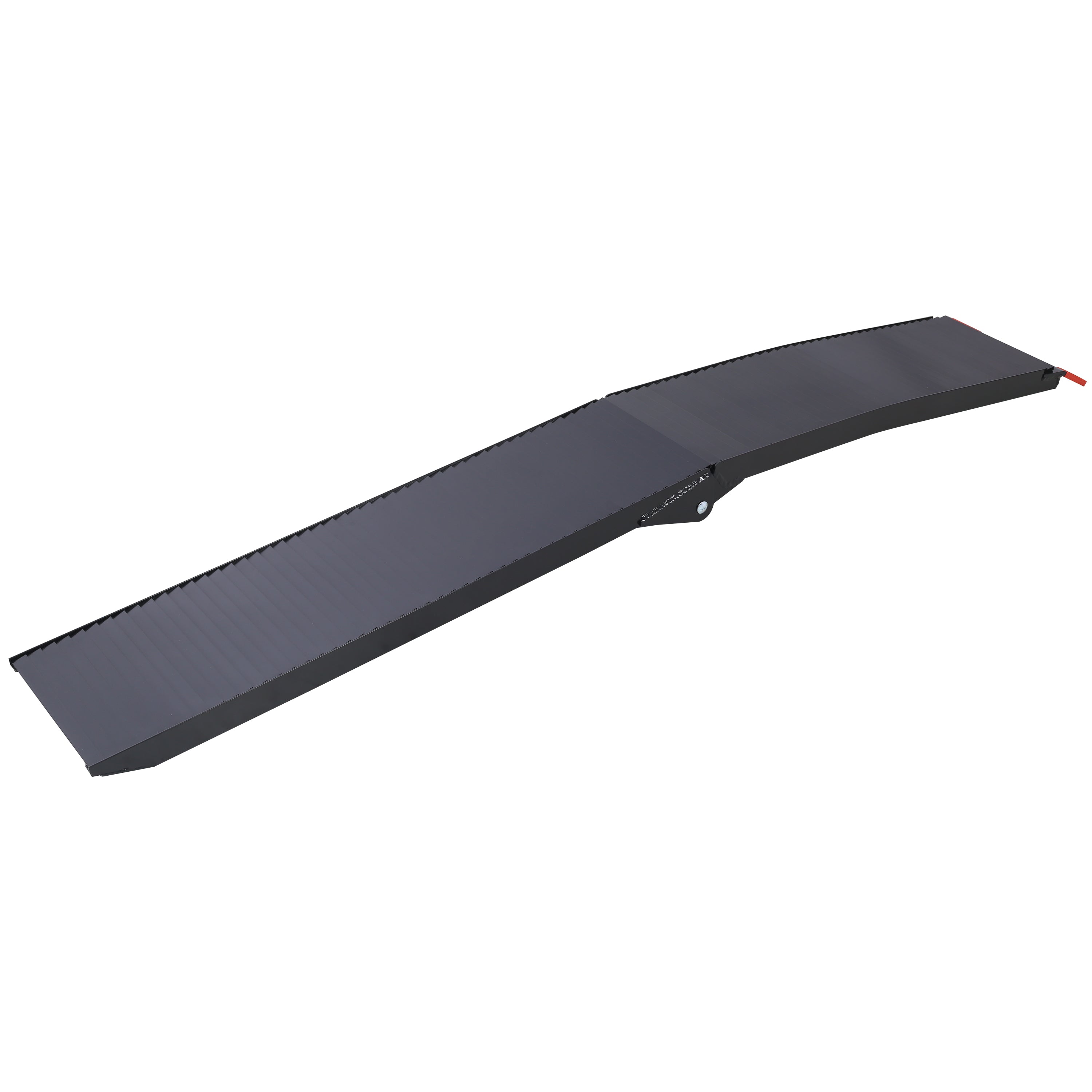 Truck Ramps, 80"x12" Portable Loading Ramps for Pickup Trucks 1500 LBS Capacity Aluminum Folding Ramps with Buckle for ATVs, Snowblower, Lawn Mowers, UTVs, Bike, 2PCS, Black Coating