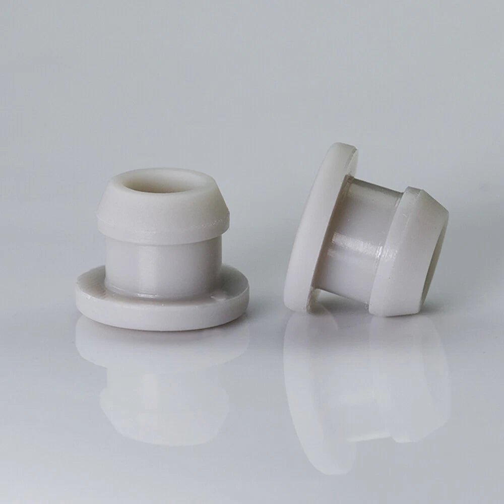 Grey Snap - On Hole Plug Silicone Rubber Blanking Seal Bung Pipe Tube 2.5mm - 30mm - HomeDIYer