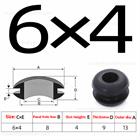 Wiring Grommets - Rubber Open Grommet - Cable Hole Plug Bung Wire Cable Protect