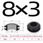 Wiring Grommets - Rubber Open Grommet - Cable Hole Plug Bung Wire Cable Protect