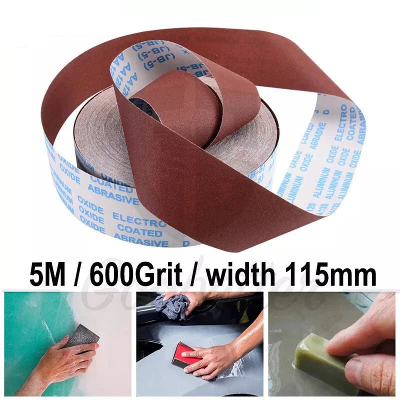 5 Meters 600Grit Sandpaper Roll Abrasive Sand Paper Furniture Sanding Roll - HomeDIYer