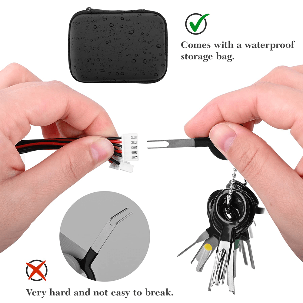 82Pcs Pin Ejector Wire Kit Extractor Auto Terminal Removal Tool Connector Puller - HomeDIYer