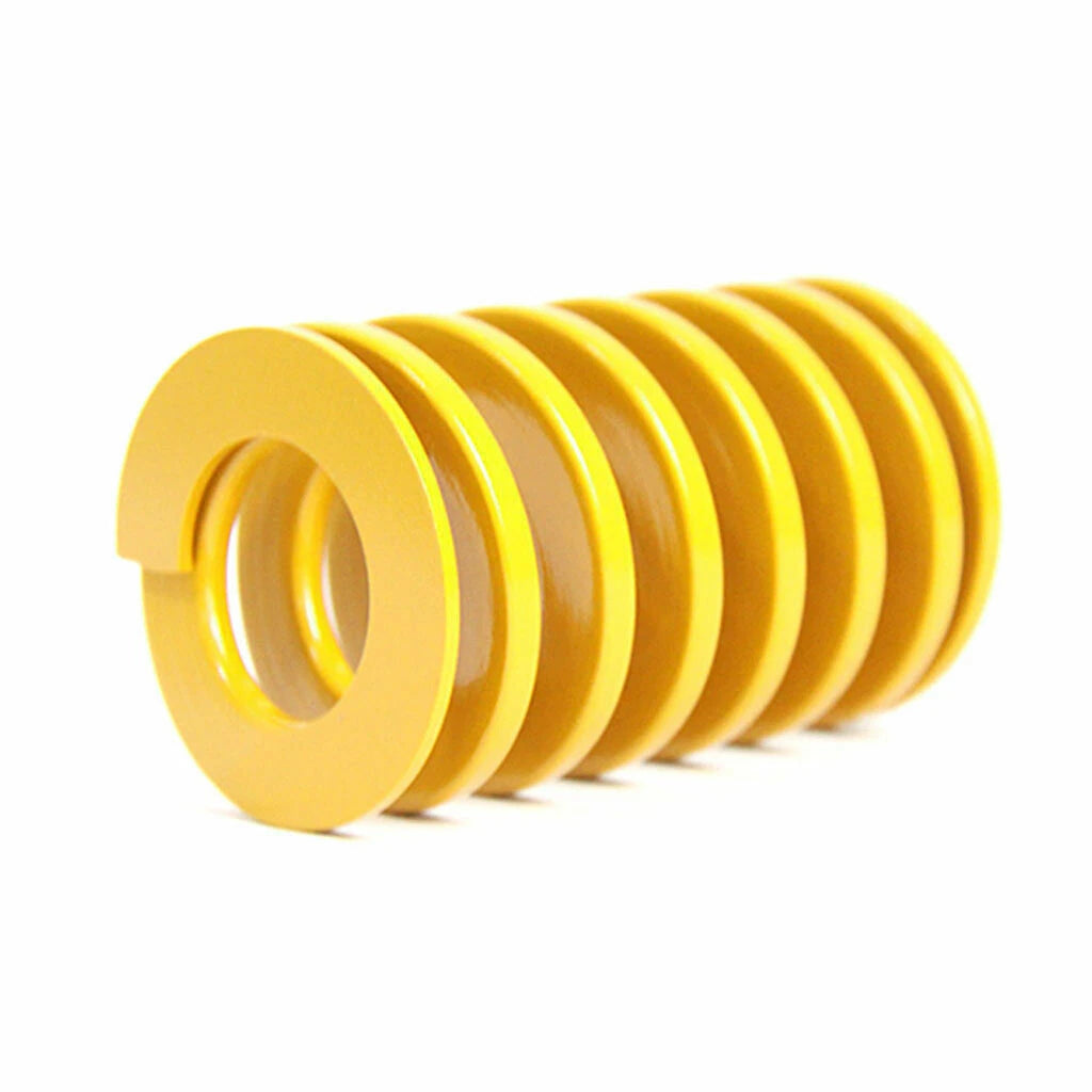 50mm OD Yellow Extra Light Load Compression Mould Die Spring 25mm ID All Sizes