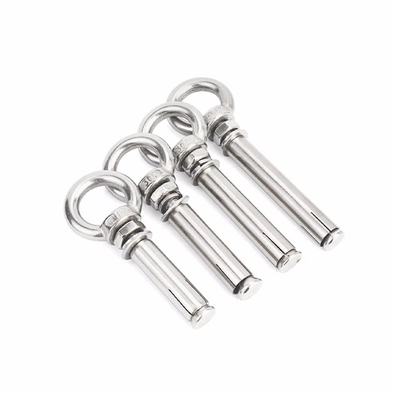 304 Stainless Steel Expansion Eyebolts – Ring Expansion Bolts M6 M8 M10 M12