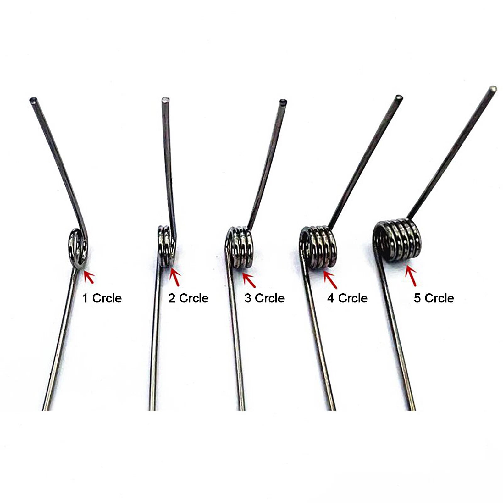 Torsion spring Various Size Length Diameter Assortment 0.6mm Wire Dia,3/6/9 Coil