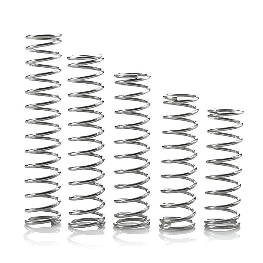 Stainless Steel Compression Springs Spring Ø0.2-2mm wire , OD Ø2-30mm, L= 10-50m