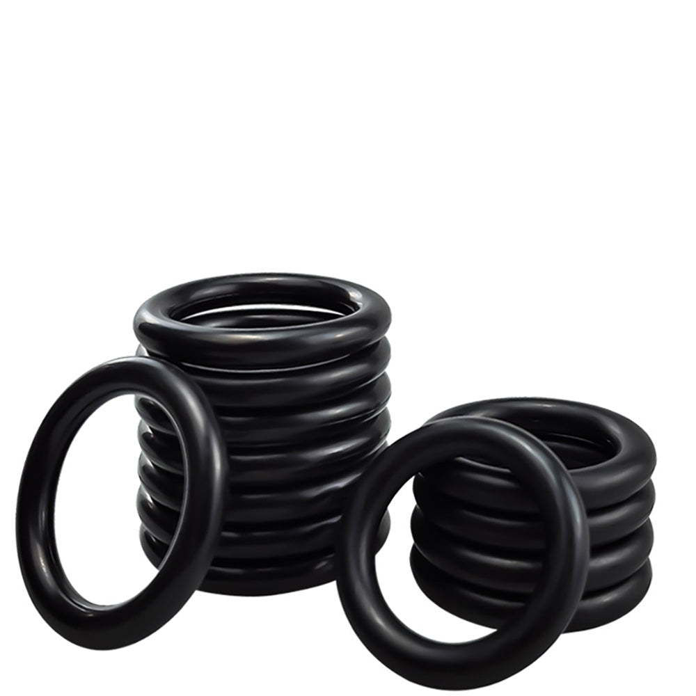 3.5mm Cross Section O-Rings NBR Nitrile Rubber 175mm - 370mm OD Oil Resistant Sea