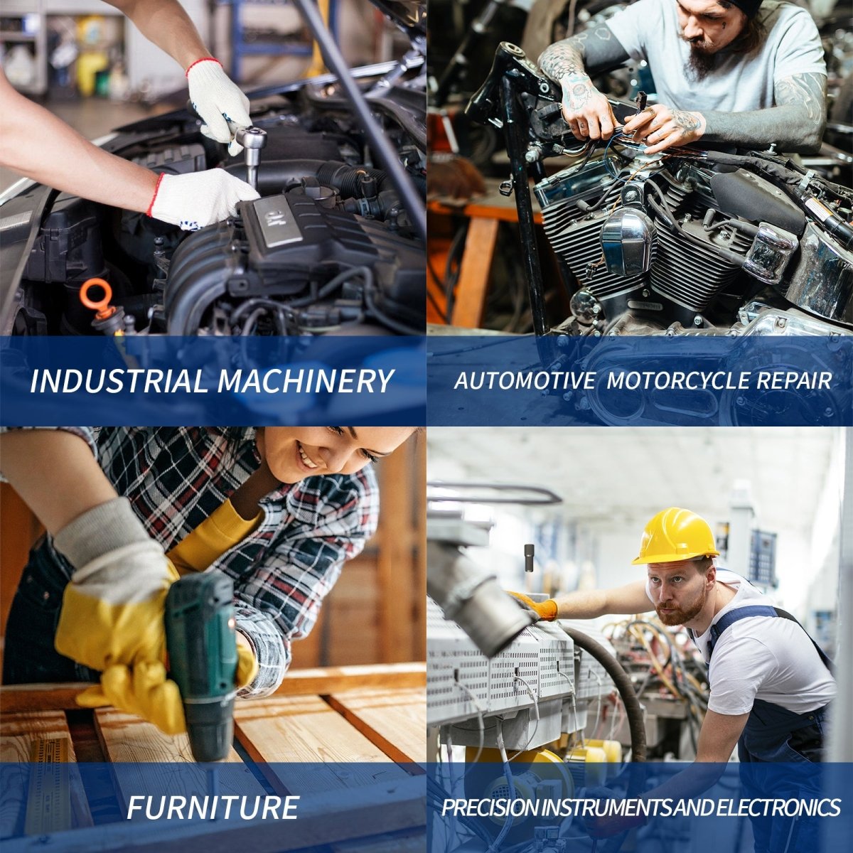 630Pcs Black Phillips Flat Head Sheet Metal Screws Self Tapping Wood Screws Set - HomeDIYer