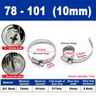 Stainless Steel Hose Clamps Jubilee Type Pipe Tube Clips 201steel 6mm To 289mm - HomeDIYer