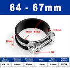 Hose Clip Jubilee hose Clamps Fuel Line Diesel Petrol Pipe Rubber Sleeve EPDM