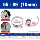 Stainless Steel Hose Clamps Jubilee Type Pipe Tube Clips 201steel 6mm To 289mm - HomeDIYer